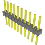 Conn Unshrouded Header HDR 10 POS 2.54mm Solder ST Top Entry Thru-Hole Bulk