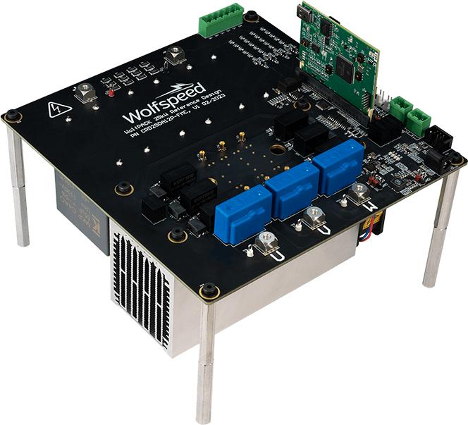 WOLFSPEED, INC-CRD25DA12N-FMC 电源管理开发电路板和套件 CCB021M12FM3T/UCC5350SBD Gate and Power Driver/MOSFET 480V Output Reference Design Board