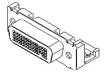 Molex-75134-1001 Connettore D-subminiatura Conn D-Sub SKT 59 POS 1.27mm Solder RA Thru-Hole 59 Terminal 1 Port DMS59® Tube