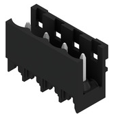 Weidmuller-1797820000 Steckverbinderleisten und Leiterplattenbuchsen Conn Shrouded Header (4 Sides) HDR 4 POS 5mm Solder ST Top Entry Thru-Hole Tape