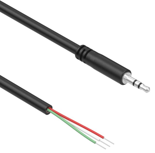 Tensility International-10-00342  Cable Assembly Audio Round 1.83m 2.5mm Stereo 3 POS PL 28AWG