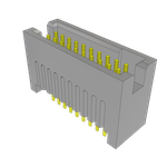 Conn Shrouded Header HDR 20 POS 1.27mm Solder ST Thru-Hole Tube