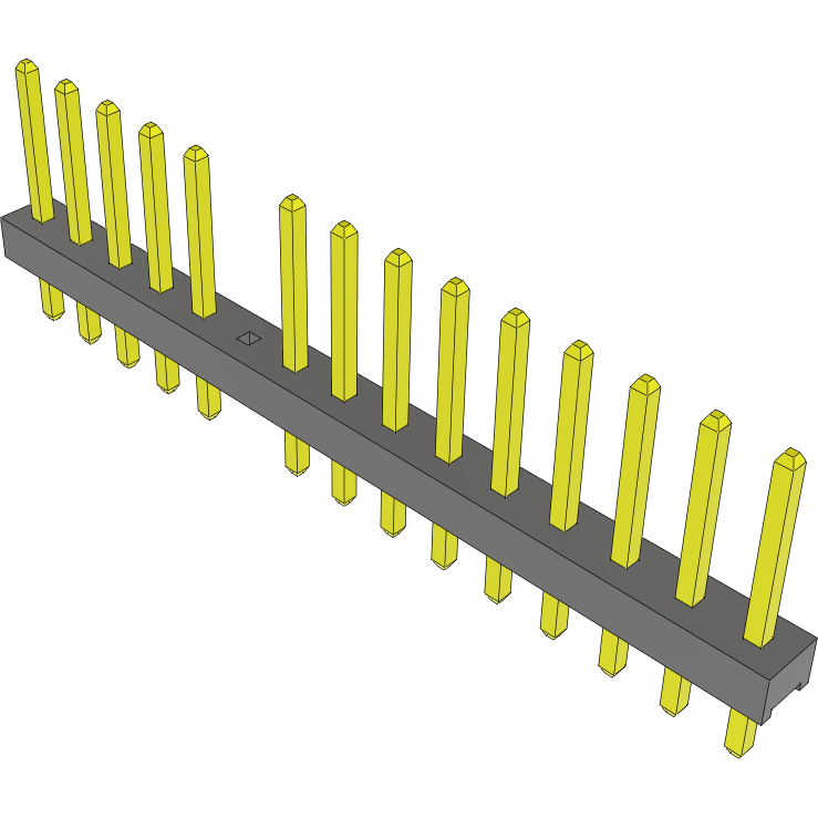 Samtec-MTMM-115-05-SM-S-221-006 Cabezales del conector y receptáculos PCB Conn Unshrouded Header HDR 15 POS 2mm Solder ST Top Entry Thru-Hole Bulk