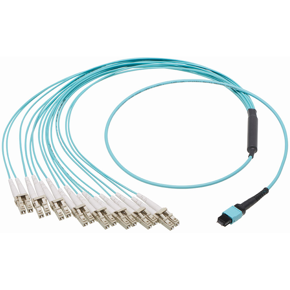 Molex-1062836339 Glasfaserkabel-Baugruppen Cable Assembly QSFP-DD 16 Fiber OM4 Plenum MPO/APC to 8(LCD) 16 to 8(2) POS MPO/QSFP-DD Optical Cables/LCD