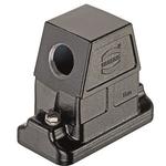 Hood 90° 10B Shell Size Powder Die Cast Aluminum Screw Lock Han®