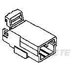 TE Connectivity-174928-2 Gaine de câblage de raccordement discret Conn Housing RCP 3 POS 3.5mm Crimp ST Cable Mount Bag
