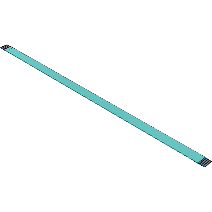 Samtec-FJ-05-D-06.20-4 Flachband Kabelbaugruppen Cable Assembly 0.15m 1mm 5 to 5POS FFC to FFC Bulk