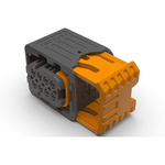 Conn Housing F 8 POS Crimp ST Cable Mount Black