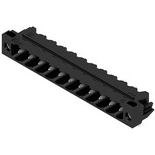 Weidmuller-1150440000 Embases de raccordement et réceptacles PCB Conn Shrouded Header HDR 11 POS 5.08mm Solder RA Side Entry Thru-Hole Box