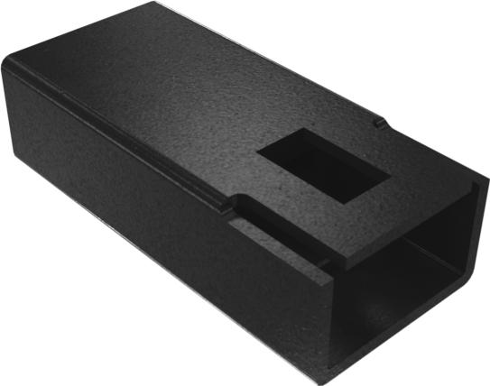 Amphenol Communications Solutions-FLMP2100 Lighting Accessories Receptacle Housing, FLM Series, Book 20, LEX-MR for Crimp Pin Contacts, Black