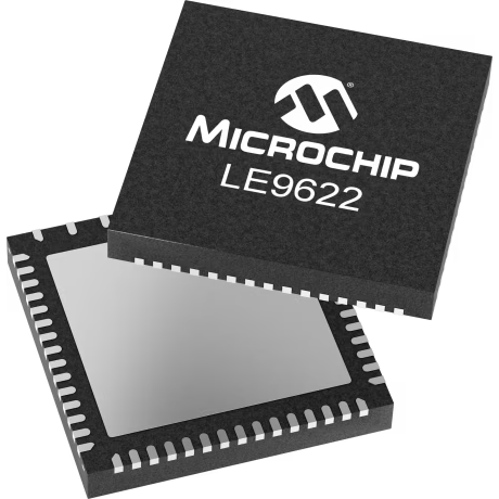 Microchip Technology-LE9622RQCT SLIC Dual Ch 120V Shared Battery Line Circuit
