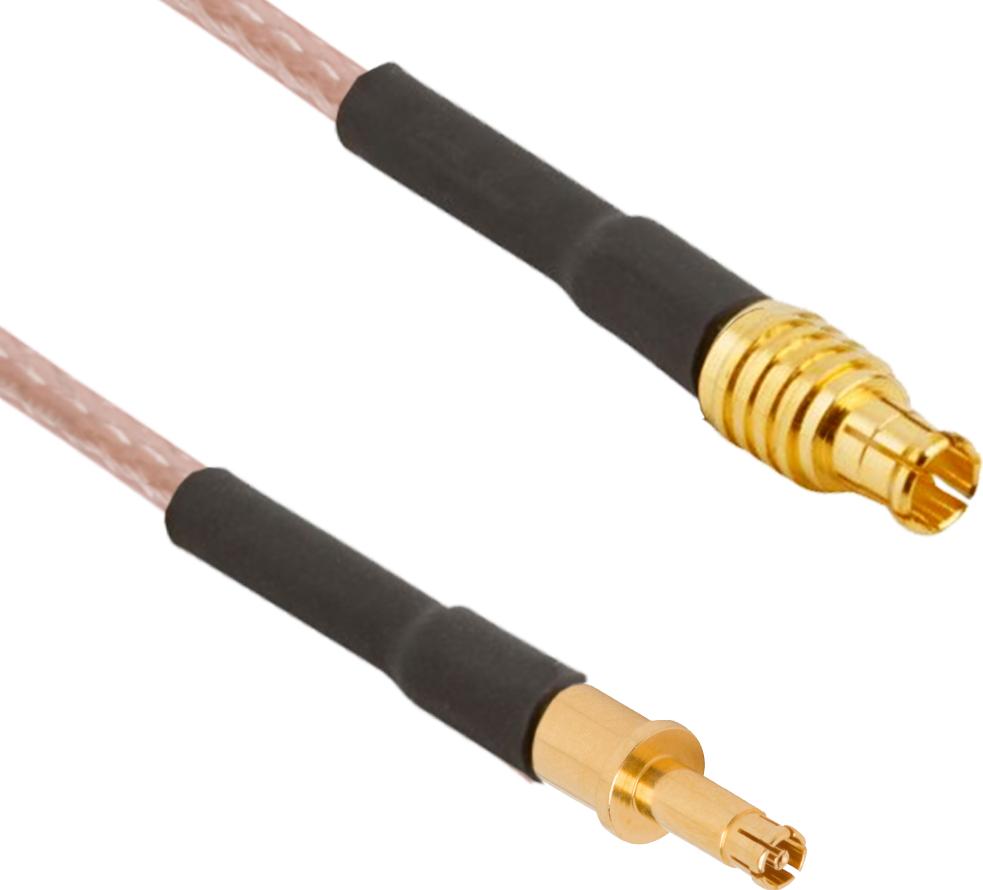 Amphenol-7093-0276 Kabelbaugruppen Koaxial Cable Assembly Coaxial 0.304m SMPS to MCX M-M Bag