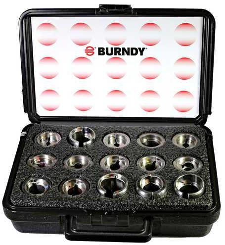 BURNDY-CASEUDIES15 Kit componenti Case, For 15 U-Dies Durable Plastic Molded Case Holds Up to 15 Stainless Steel U-Die Sets