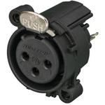 Conn XLR Connector F 3 POS Solder ST Thru-Hole 3 Terminal 1 Port