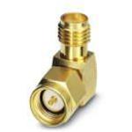 PHOENIX CONTACT-RAD-ADP-SMA/F-SMA/M-90 RF-Steckverbinder Conn SMA Adapter 0.3GHz to 6GHz 50Ohm RA M/M