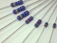 Stackpole Electronics-RNS1FTD47R0 Résistance simple fixée par alésage Res Metal Film 47 Ohm 1% 1W ±100ppm/°C Silicone AXL T/R