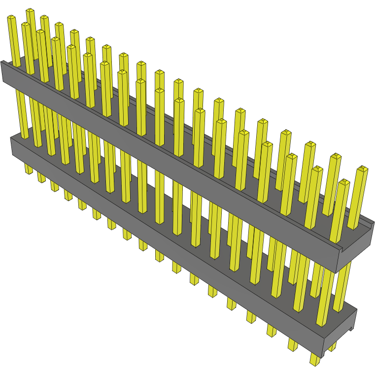 Samtec-DW-18-10-L-D-500 Steckverbinderleisten und Leiterplattenbuchsen Conn Board Stacker HDR 36 POS 2.54mm Solder ST Top Entry Thru-Hole Bulk