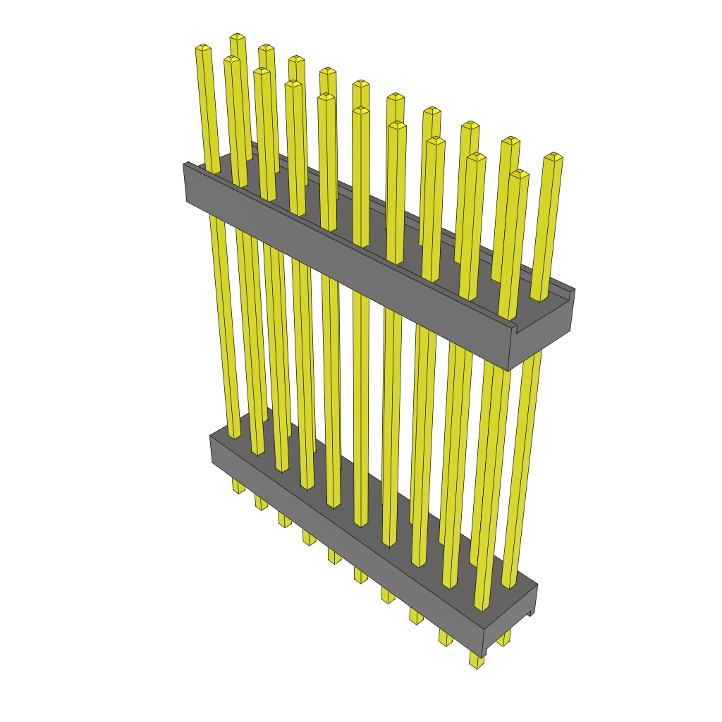 Samtec-ZW-10-19-S-D-930-110 Steckverbinderleisten und Leiterplattenbuchsen Conn Board Stacker HDR 20 POS 2.54mm Solder ST Top Entry Thru-Hole Bulk