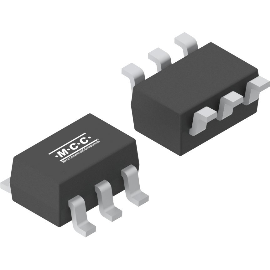 Micro Commercial Components-UMH31NS-TP BJT digital Trans Digital BJT NPN 50V 0.1A 150mW 6-Pin SOT-363S