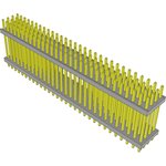 Conn Board Stacker HDR 120 POS 2mm Solder ST Top Entry Thru-Hole Bulk