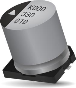 KYOCERA AVX Components Corporation-AEK0810220M100R Kondensator, Aluminium Cap Aluminum Lytic 22uF 100V 20% (8 X 10.5mm) SMD 2.5 Ohm 0.345A 2000h 105°C T/R