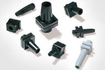 HellermannTyton-634-31250 Kabelzubehör Cable Accessories Grommet Polyvinyl Chloride Black Bag