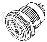 Amphenol-FLBD-05EGFS-GCP-001 圆形连接器 Conn Circular SKT 5 POS Solder Cup ST Panel Mount 5 Terminal 1 Port
