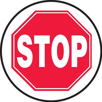 Panduit-PFM0020 Labels Labels FLR Sign Vinyl Red/White 431.8x431.8mm