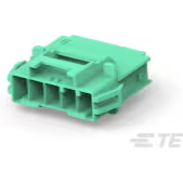 TE Connectivity-7-2232263-7 Connector Discrete Wire Housing 1x5 cap housing panel mount Key C gre