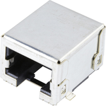 Conn RJ-11 F 8 POS 1.27mm Solder RA SMD 8 Terminal 1 Port Cat 3 T/R