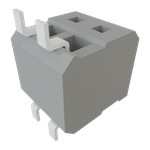 Conn Socket Strip SKT 4 POS 1.27mm Solder RA Side Entry SMD TIGER CLAW™ T/R