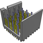 Samtec-HDTM-3-08-1-S-VT-0-1 コネクタバックプレーン 1.80 mm High-Density Backplane Vertical Header