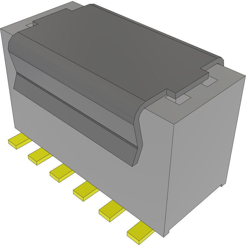 Samtec-FLE-106-01-GF-DV-P-TR Steckverbinderleisten und Leiterplattenbuchsen Conn Socket Strip SKT 12 POS 1.27mm Solder ST Top Entry SMD TIGER BEAM™ T/R