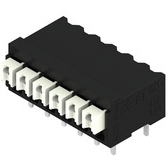 Weidmuller-1824460000 Steckverbinder, Klemmenblöcke Conn PCB Terminal Block 6 POS 3.5mm Solder RA Thru-Hole 12A Tube