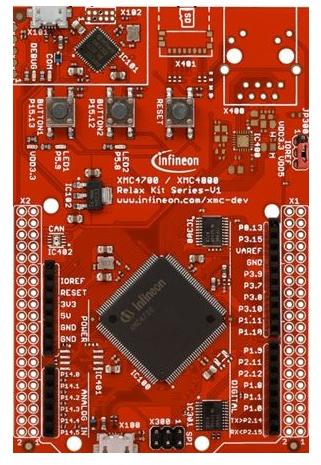 Infineon Technologies AG-KITXMC47RELAX5VADV1TOBO1 Cartes et kits de développement de systèmes intégrés XMC4700 Relax Kit for 5V Shields