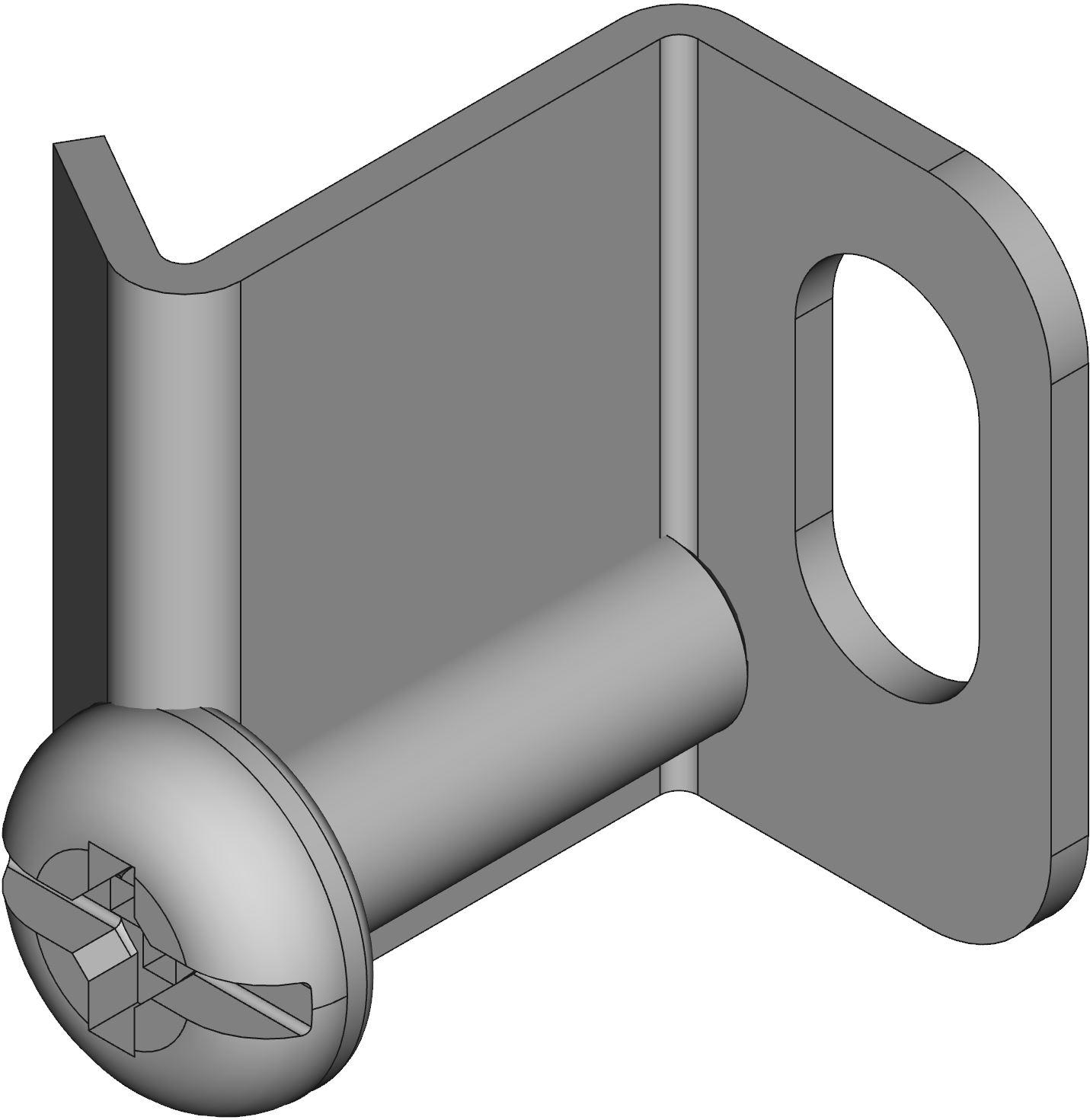 Hammond Manufacturing-1481C14 null Door Clamping Hardware -1414 Series (Pack 2)
