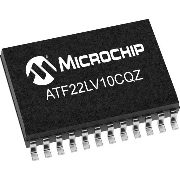 Microchip Technology-ATF22LV10CQZ-30SU SPLD SPLD ATF22LV10CFamily 500Gates 10Macro Cells 33.3MHz 3.3V/5V 24-Pin SOIC Tube