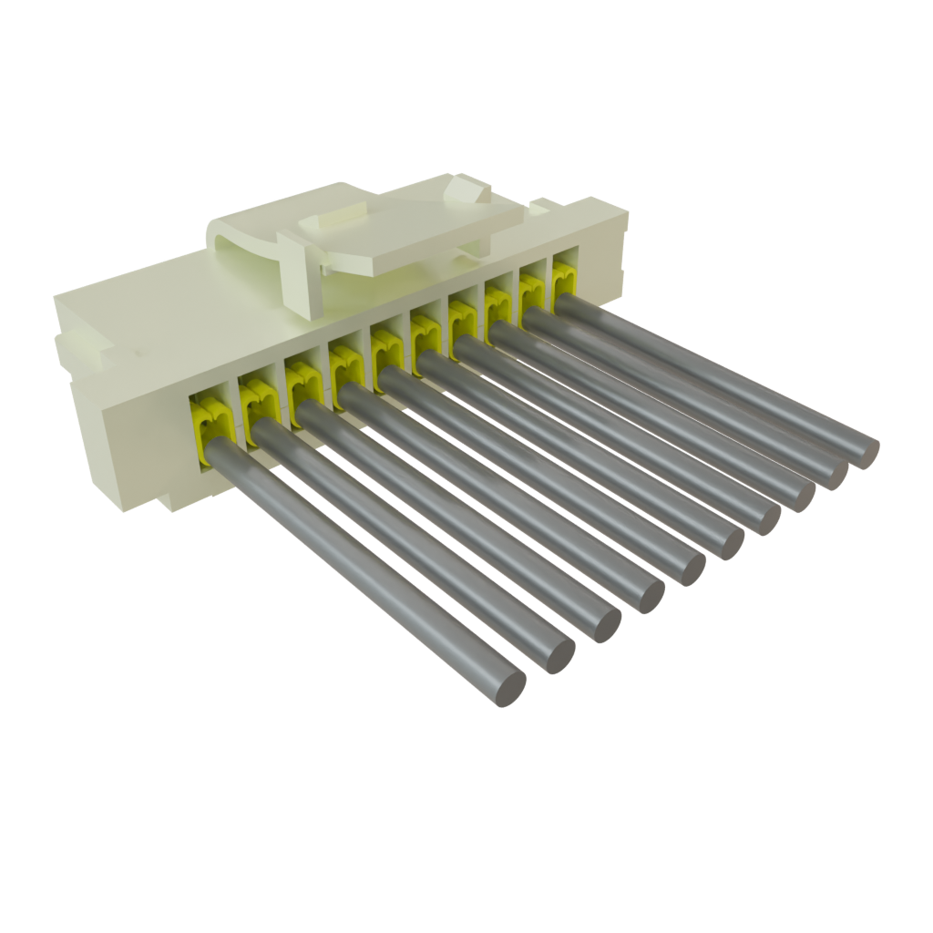Samtec-S1SS-10-28-GF-01.80-L Andere Kabelbaugruppen Cable Assembly Discrete Wire 0.045m 28AWG Wire to Board 10 POS SKT Crimp Micro Mate™ Bag