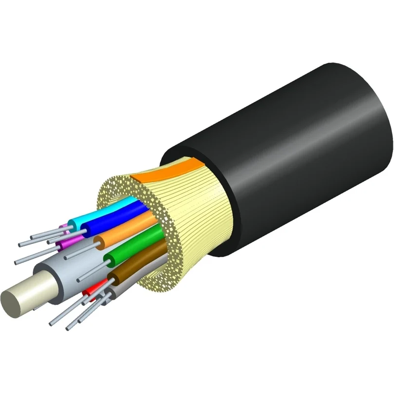 TE Connectivity-760039966 Cable Fiber Optic Distribution 6Fibers 5.5mm Black