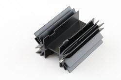 Assmann WSW components, Inc-V8511WE1 Dissipatore Heat Sink Passive with Black Anodized Finish