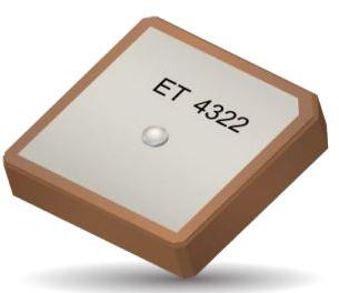 KYOCERA AVX Components Corporation-1004322 Antena Antenna Patch 4.06dBi Gain 1610MHz 2-Pin