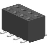 Molex-873400624 Steckverbinderleisten und Leiterplattenbuchsen Conn Socket Strip RCP 6 POS 2mm Solder ST Top Entry SMD Milli-Grid Tube