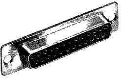 Cinch Connectivity Solutions-DAMAM15ST Steckverbinder, D-Sub Conn D-Sub SKT 15 POS 1.38mm Crimp ST Panel Mount 15 Terminal 1 Port
