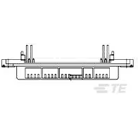 TE Connectivity-5552241-1 Steckverbinder, Schnittstelle Conn IEEE 488 RCP 36 POS 2.16mm Solder ST Edge Mount 36 Terminal 1 Port Tray