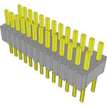 Conn Unshrouded Header HDR 26 POS 1.27mm Solder ST Top Entry Thru-Hole Tube