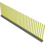 Conn Unshrouded Header HDR 32 POS 2.54mm Solder ST Thru-Hole Bulk