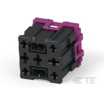 TE Connectivity-444017-1 Carcaza de cables discretos de conector Conn Housing RCP 9 POS Crimp ST Cable Mount Black Box