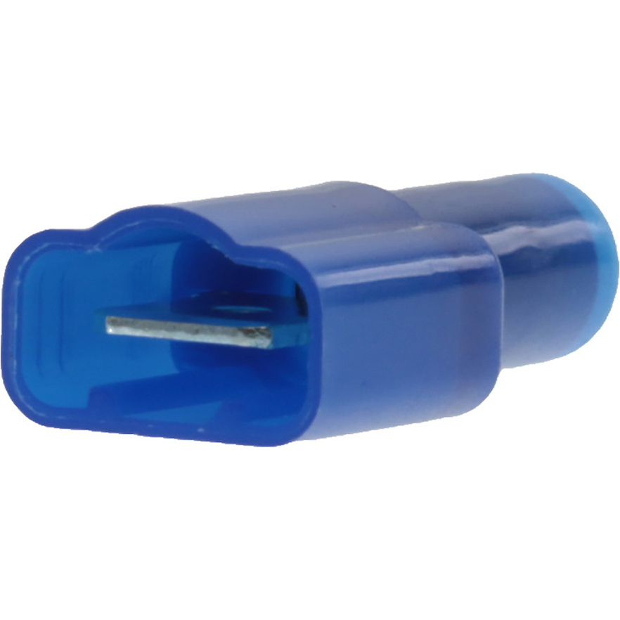 Molex-0190010006 Raccordement de terminaux Quick Disconnect Terminal 14-16AWG Copper Blue M 24.38mm Zinc Chromate Avikrimp™ Bag
