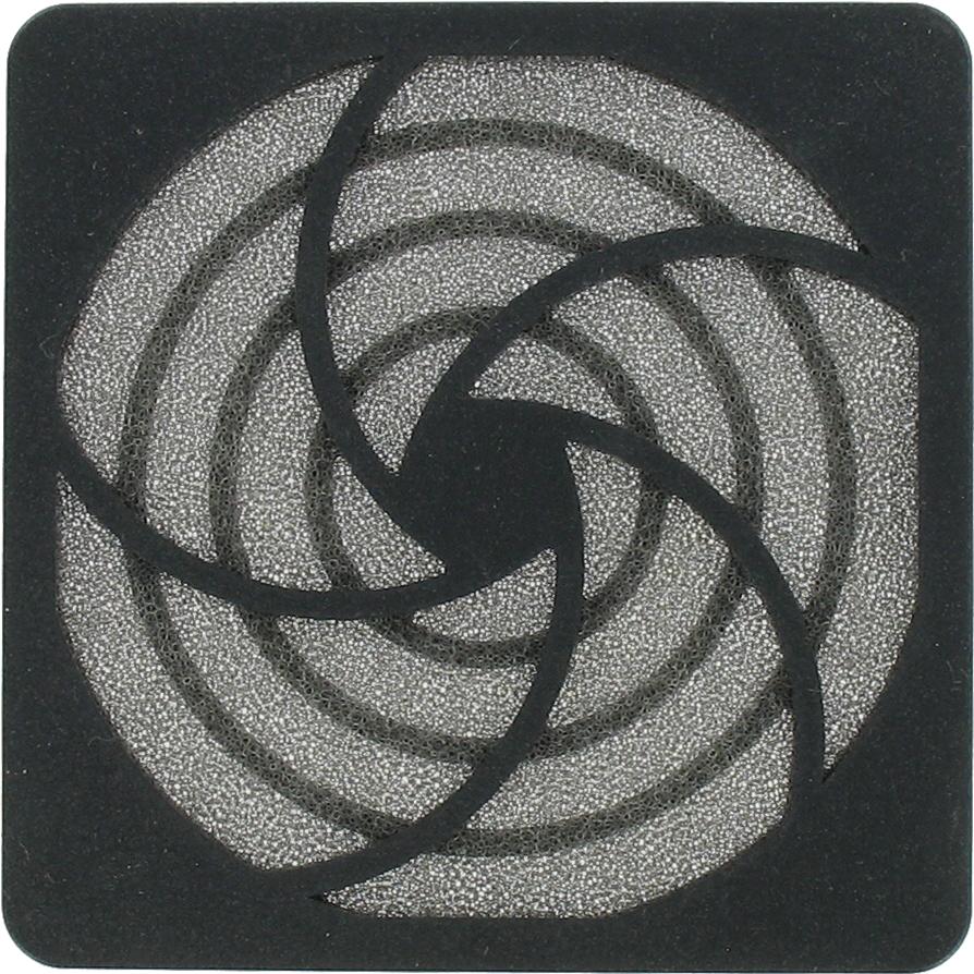 Qualtek Electronics-09325-F/45 Wärmemanagement-Zubehör Thrml Mgmt Access Fan Filter Assembly 80mm Plastic Bag