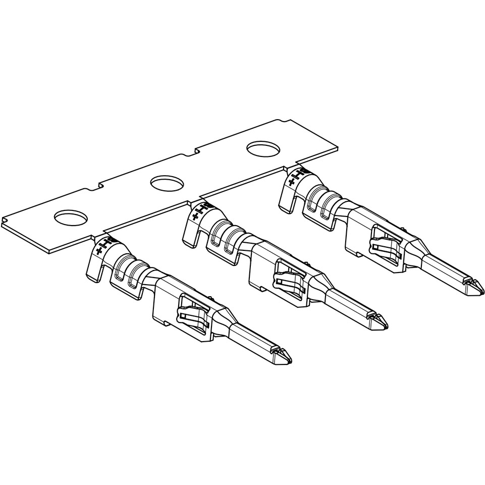 Molex-2159530023 Contatto connettore Contact PIN Crimp ST Cable Mount 20-24AWG Micro-Fit+ T/R
